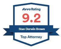 Avvo Rating 9.2 | Stan Derwin Brown | Top Attorney