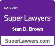 Rated By Super Lawyers | Stan D. Brown | SuperLawyers.com